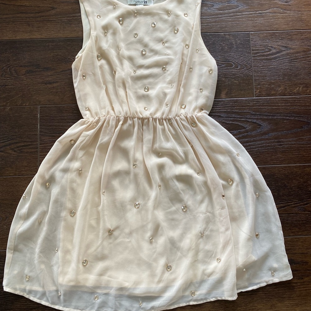 Elegant Cream Kids Dress